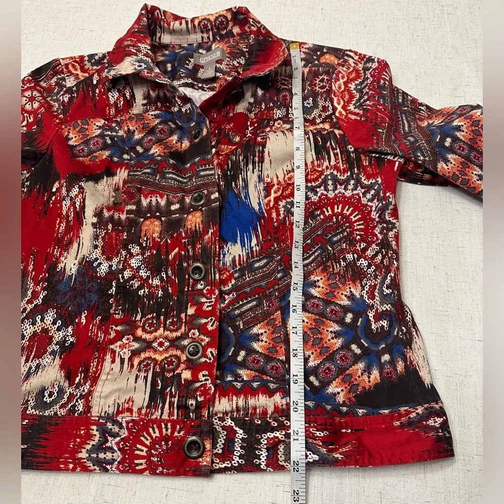 Chico's Multicolor Jacket - Picture 7 of 10